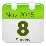 Nov 2015 8 Sunday